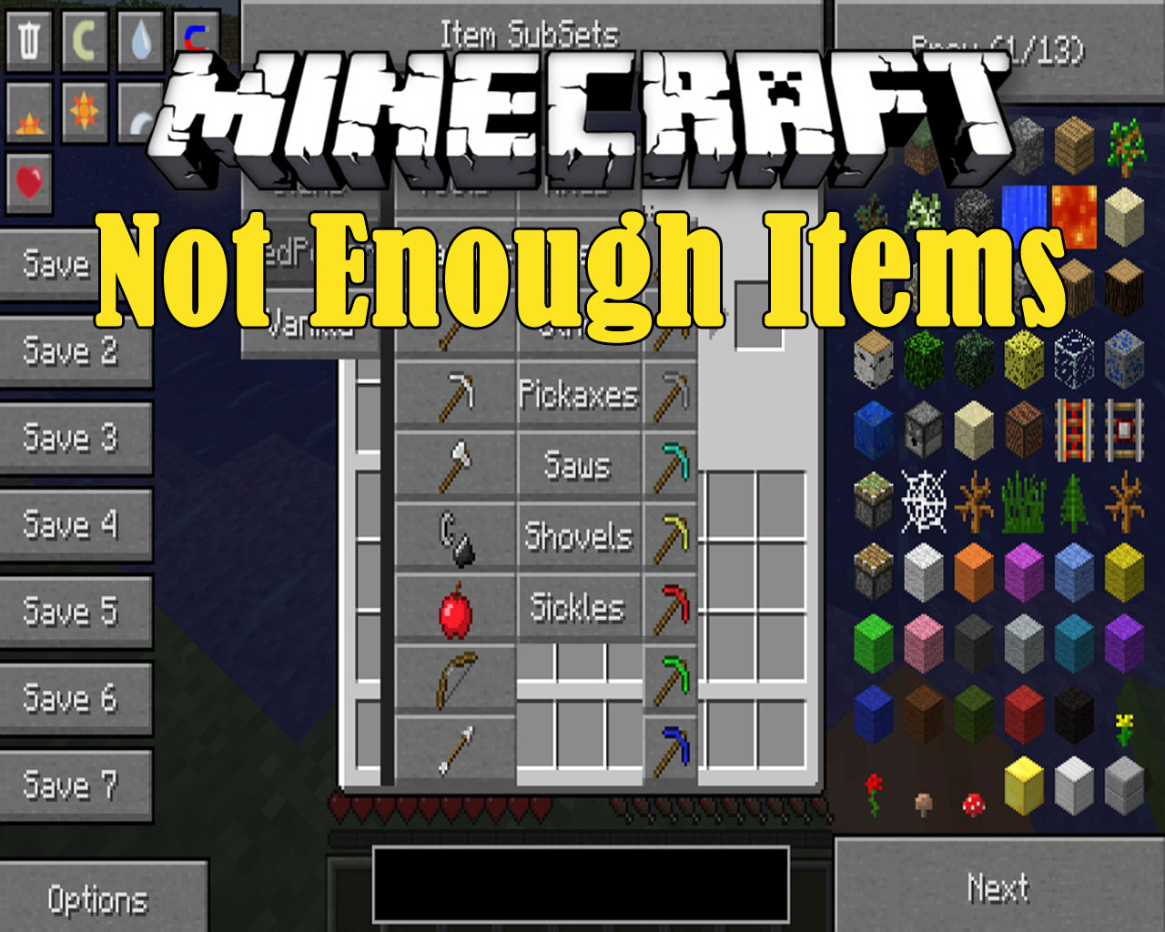 скачать мод not enough items на minecraft 1.7.10 #10