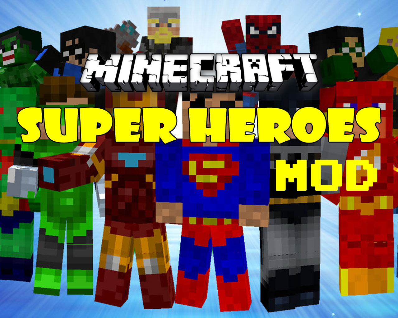 Super Heroes Mod 1.7.10/1.7.2