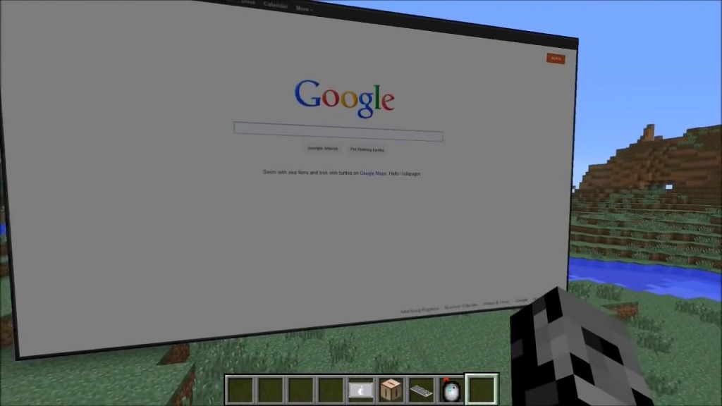 web displays browse on the internet in minecraft 1.7.10 #7